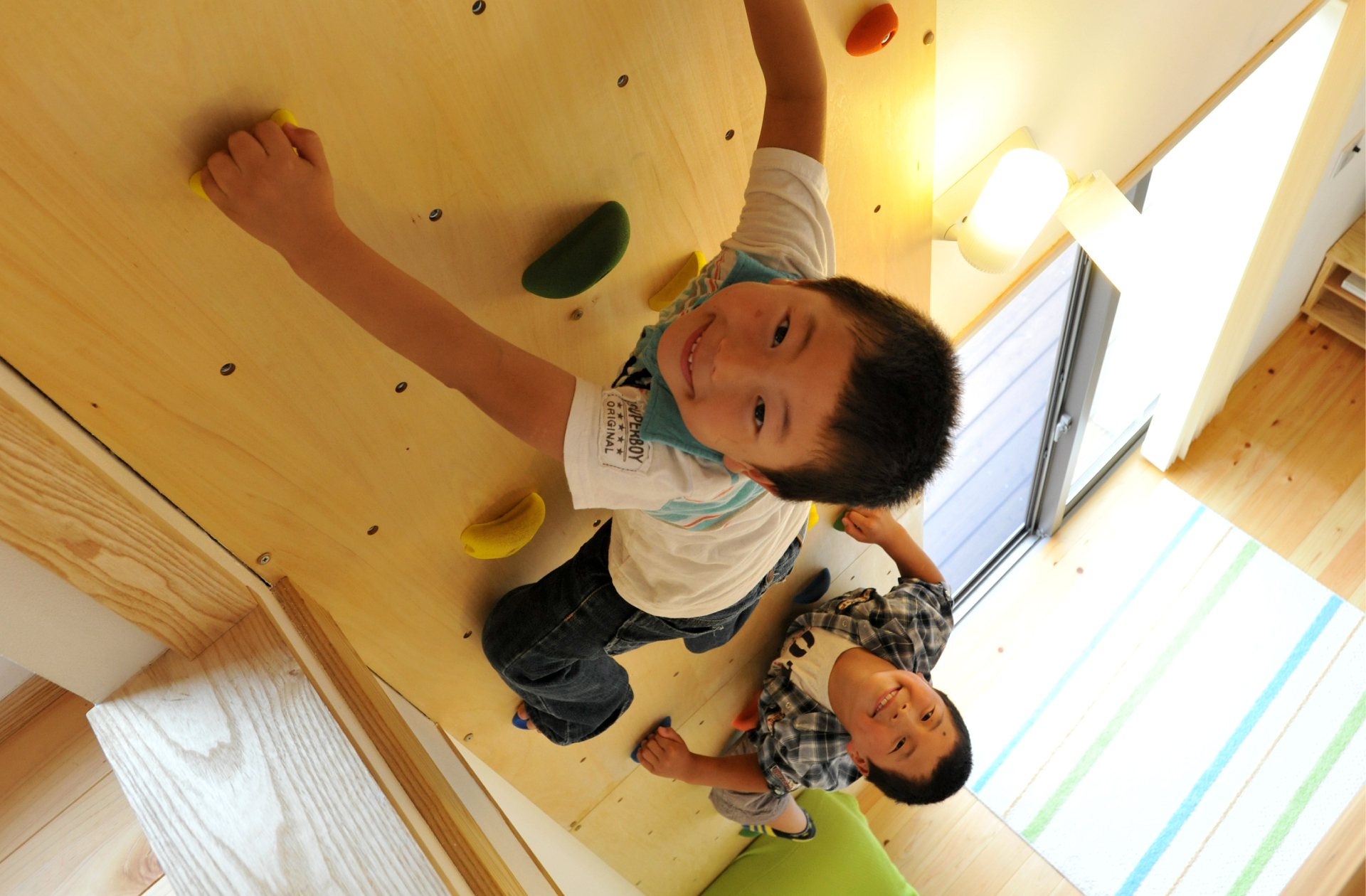 ボルダリングの家